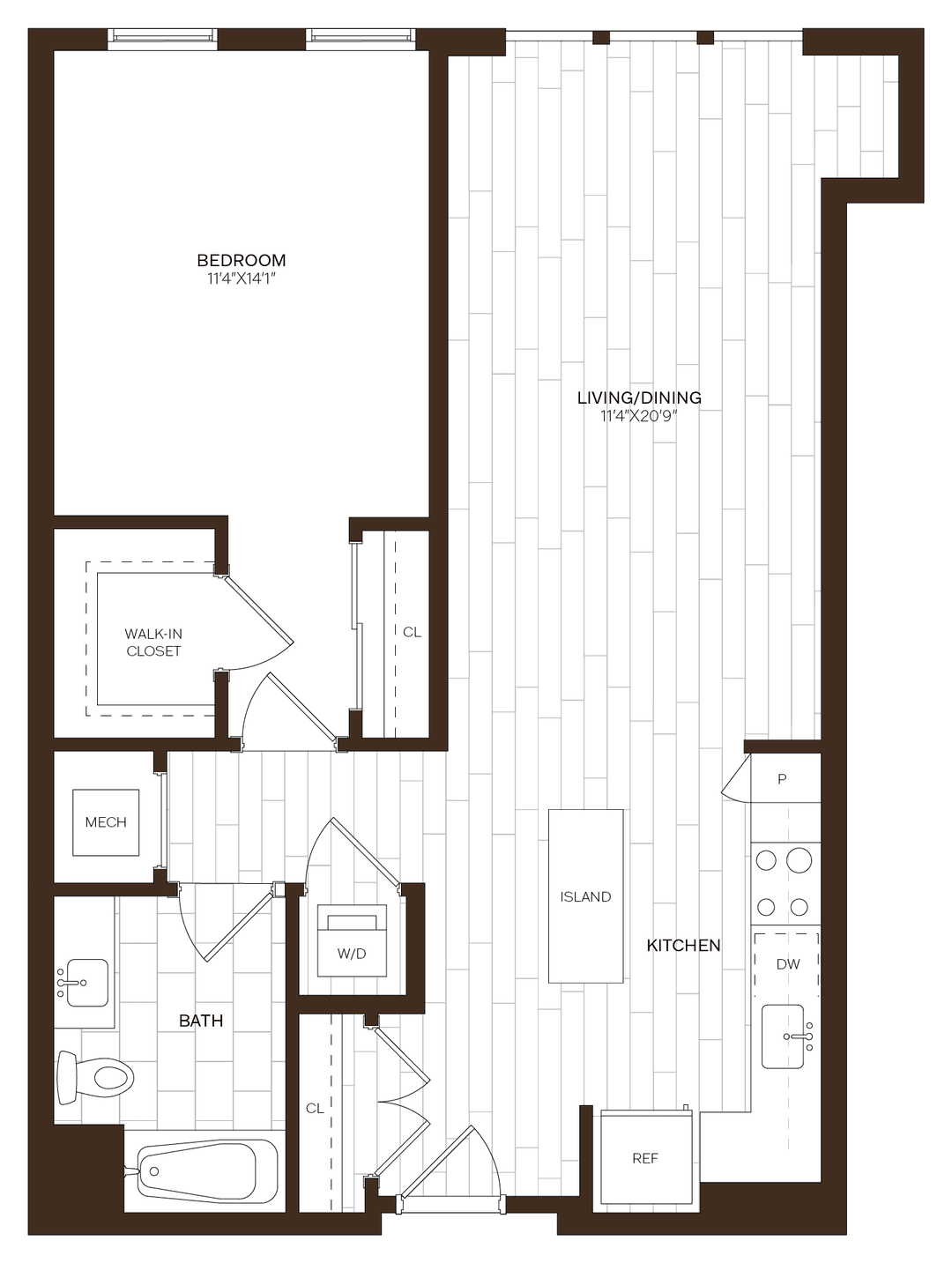 floorplan of 603