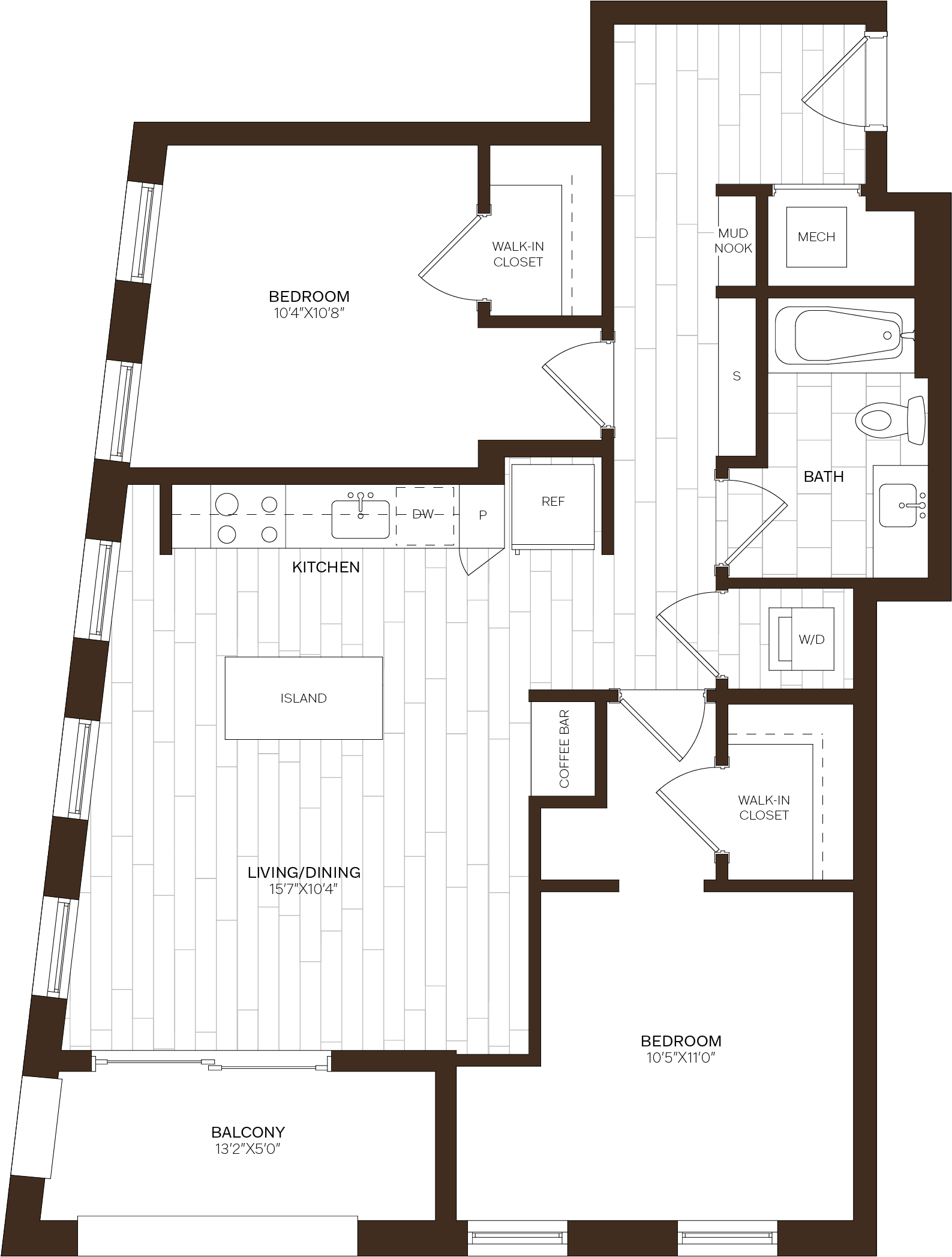floorplan of 884