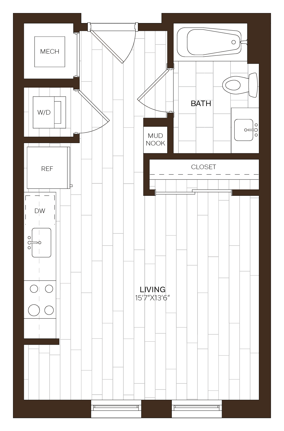 floorplan of 409