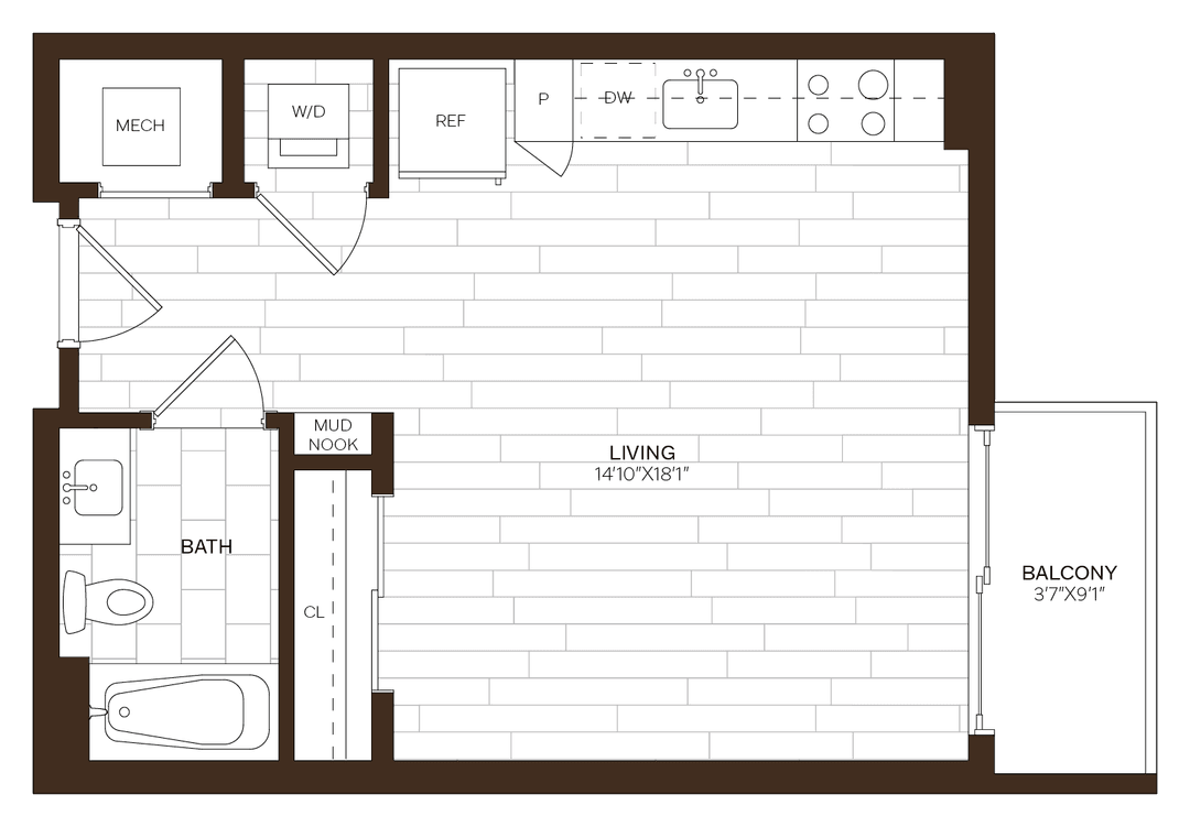 floorplan of 558