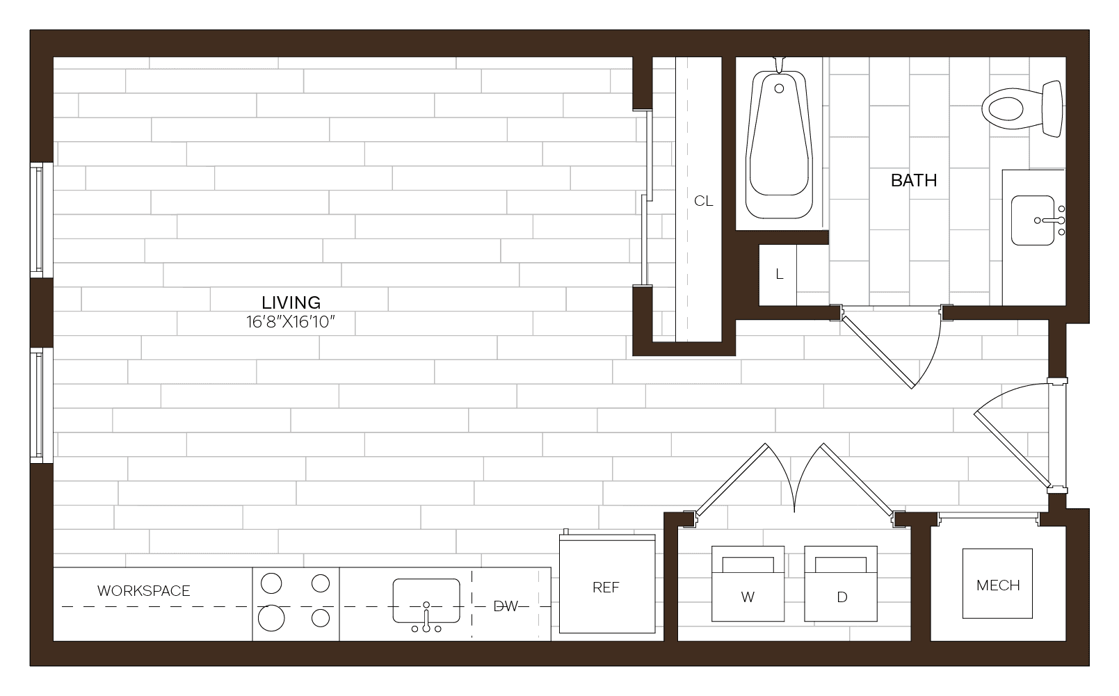 floorplan of 424