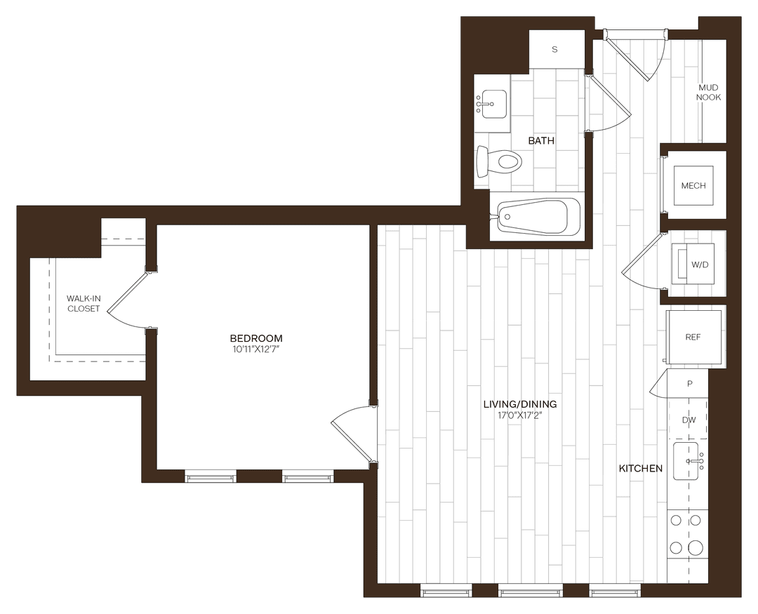 floorplan of 464