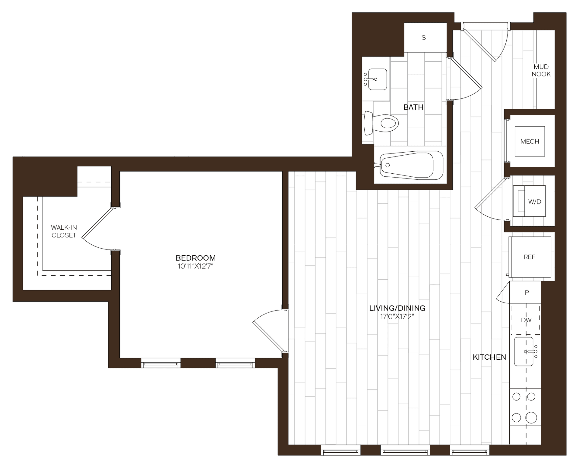 floorplan of 464