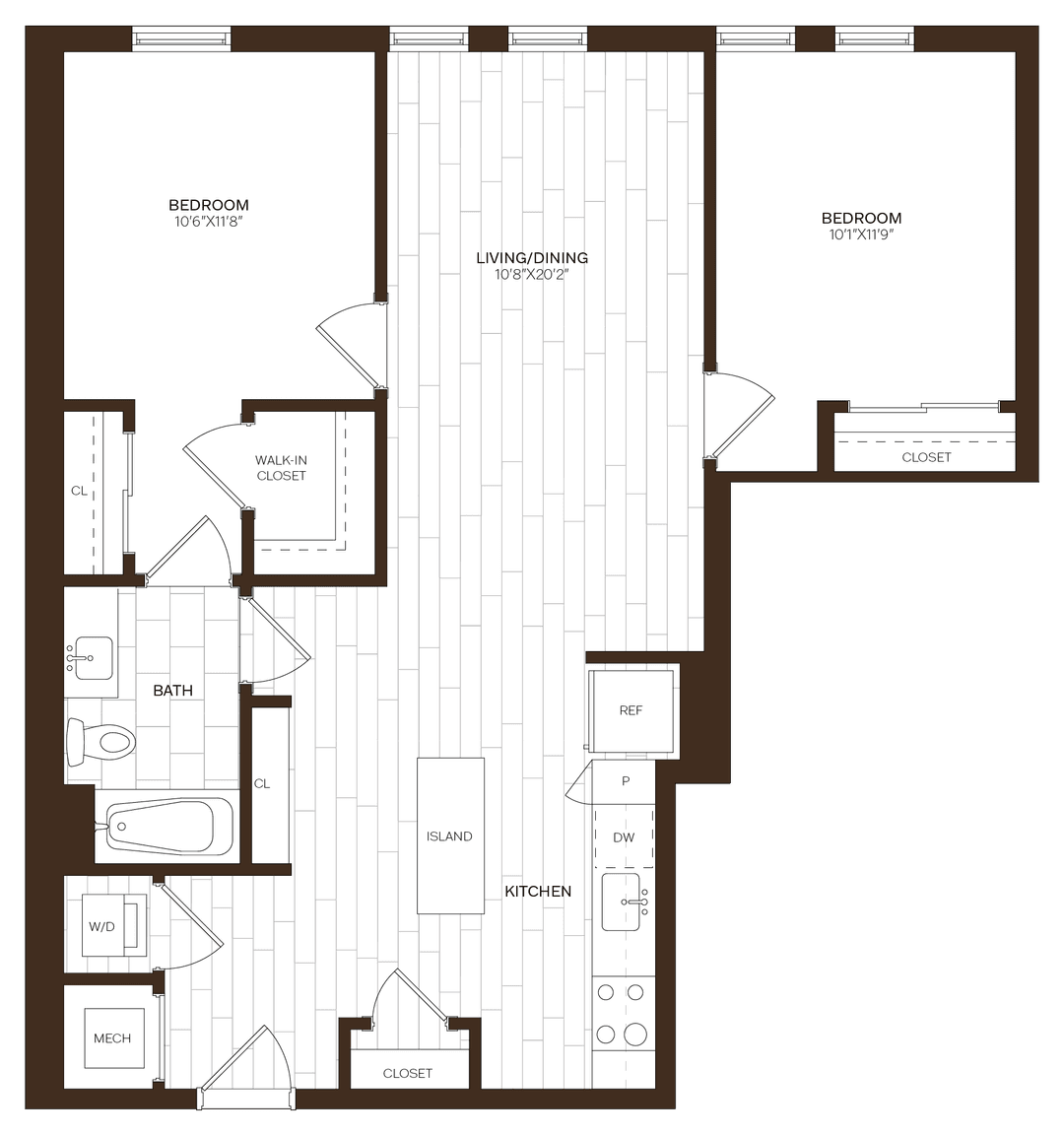 floorplan of 836