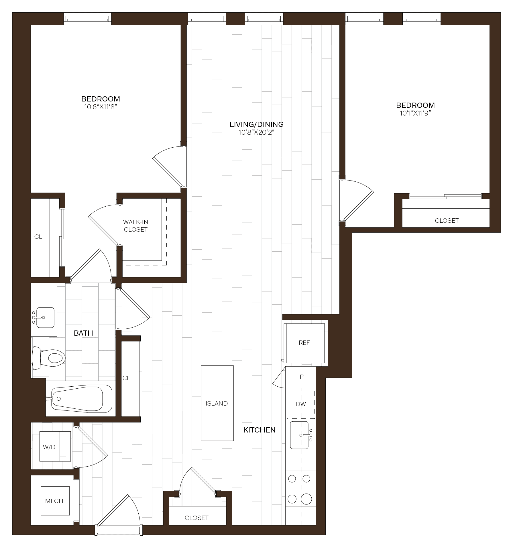 floorplan of 836