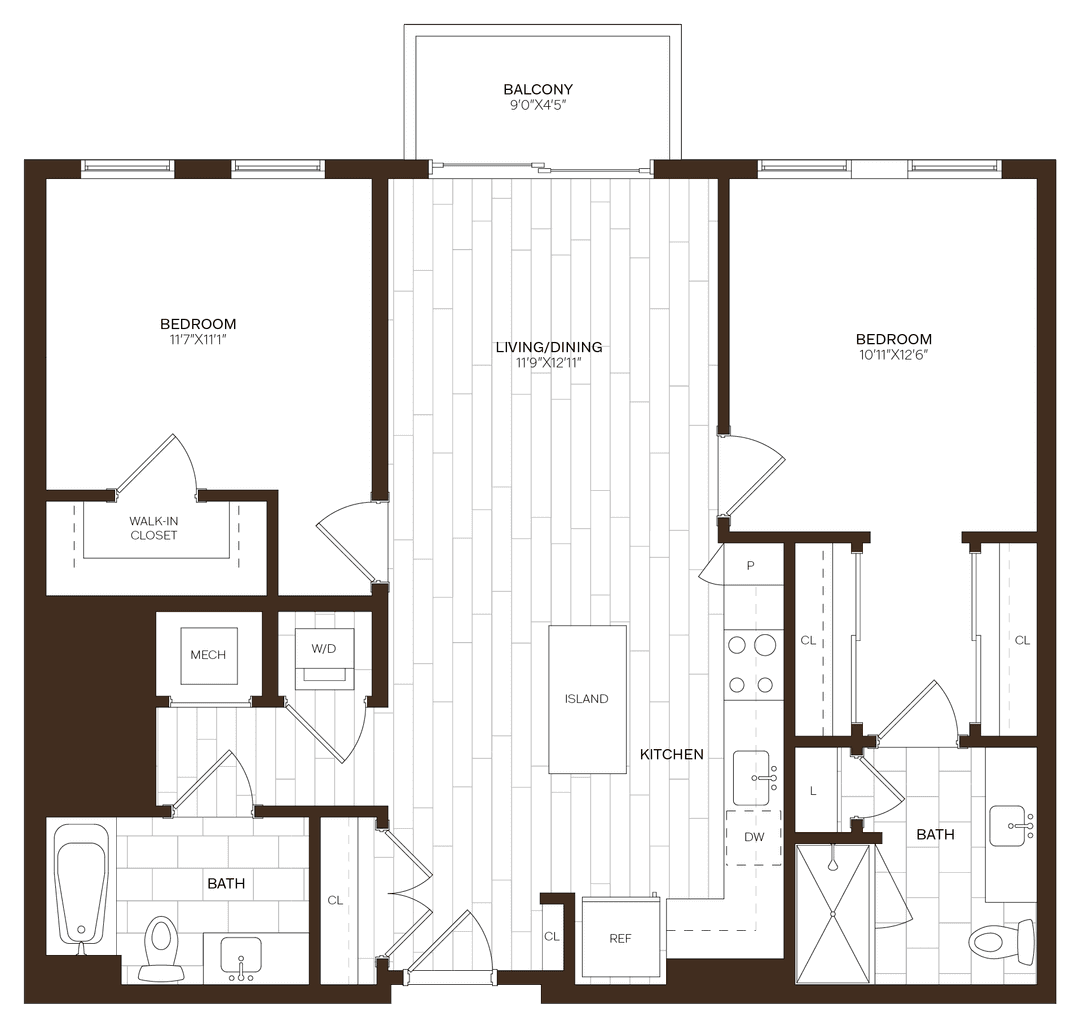 floorplan of 710